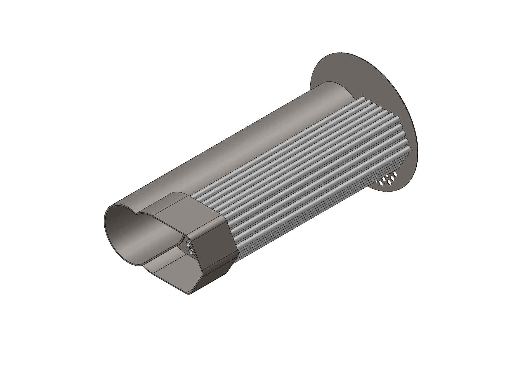 Boiler锅炉汽锅3D数模图纸 STEP格式